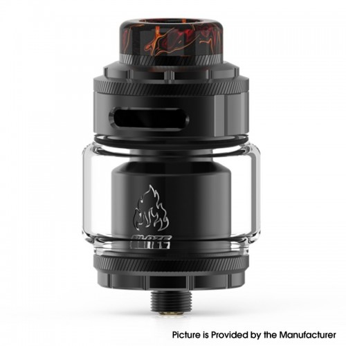 Blaze RTA 24mm by Thunderhead Creations (THC) - Silver Black